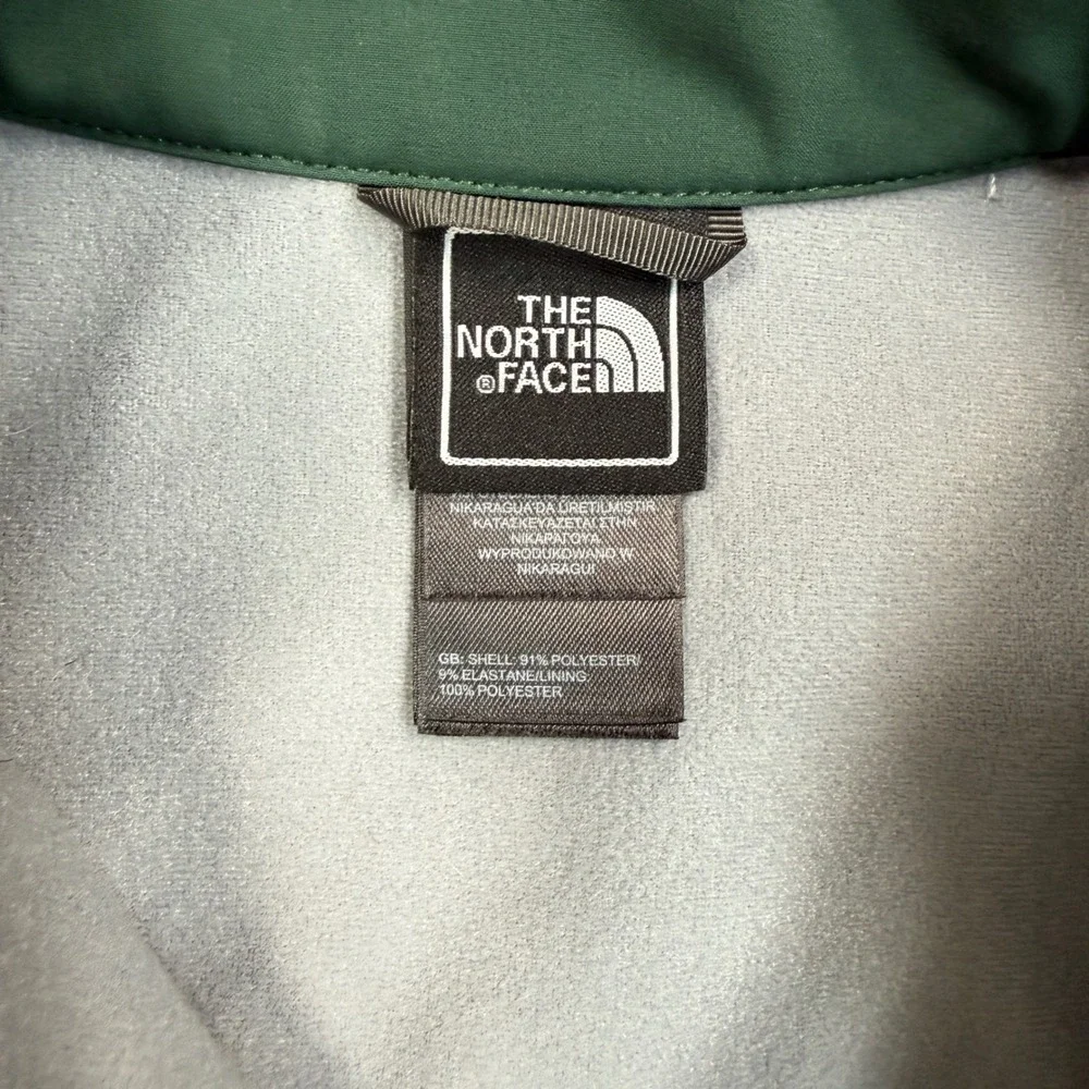 The North Face Mens LARGE Vest Green Apex Bionic Softshell Polartec Excellent - Picture 9 of 9